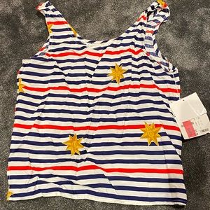 Vintage stars and stripes tank top